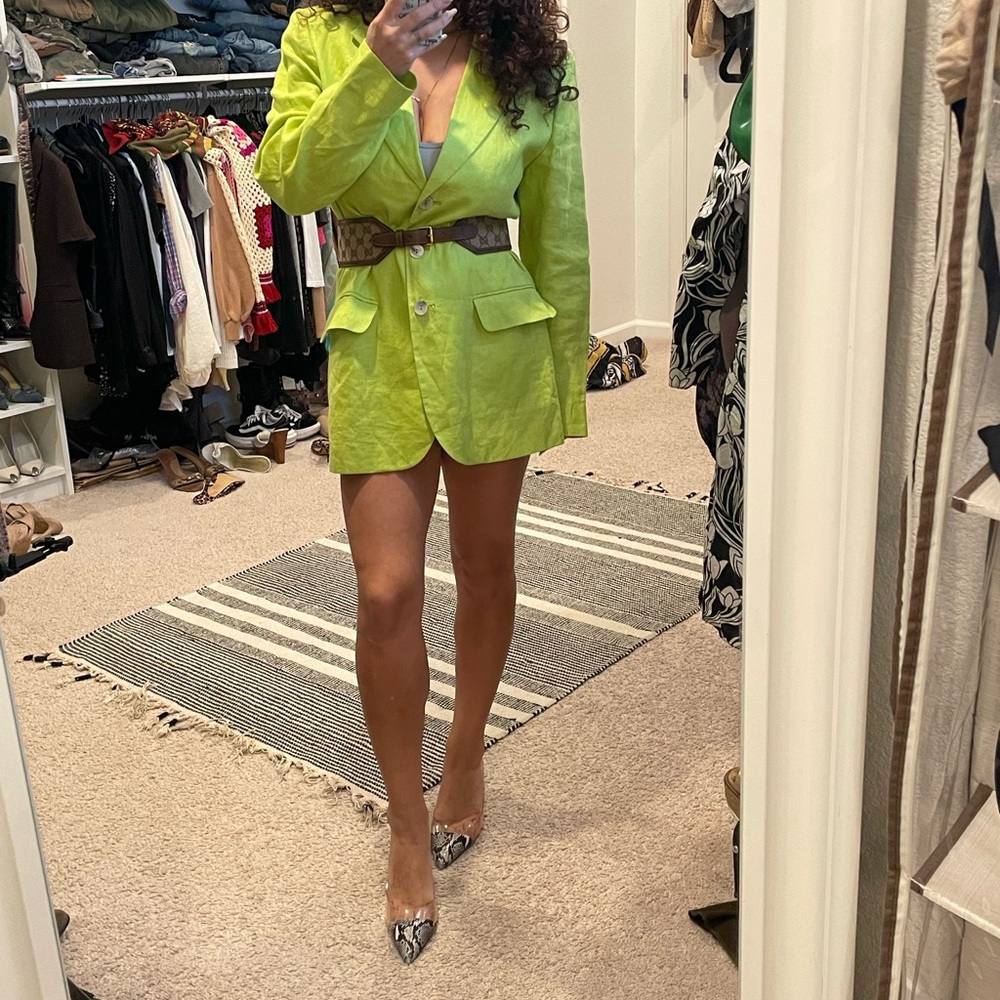 Vintage David N. Linen blazer Size 8